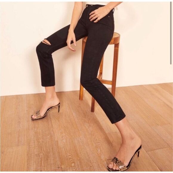 Reformation Julia High Cigarette Jean SIZE 27 - Picture 12 of 12